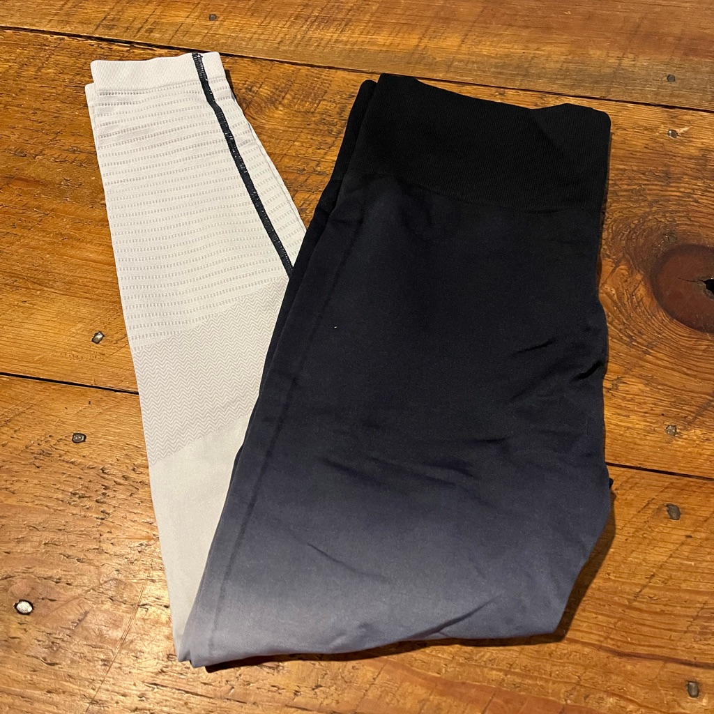Zyia Black Fade To White Leggings